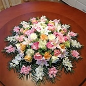 levne Umělé rostliny a zeleň-9 ks umělé palmové listy rostliny umělé palmové listy tropické velké palmové listy zeleň rostlina na listy havajský večírek džungle party velké palmové listy dekorace svatební dekorace