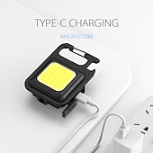 رخيصةأون أضواء العمل-مصباح يدوي led مصباح يدوي صغير للغاية مصباح تخييم مع 4 أوضاع إضاءة للمغناطيس للاستخدام المنزلي في التخييم.