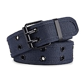 お買い得  メンズのベルト-男性用 ベルト タクティカルベルト ナイロンウェブワークベルト ブラック ブルー キャンバス 合金 現代コンテンポラリー 軍隊 軍 平織り デイリーウェア バケーション お出かけ