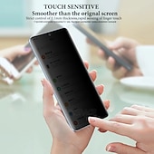 זול מגיני מסך ל-Samsung-2 יח &#039; מגן מסך עבור סמסונג גלקסי S24 Ultra Plus S23 S22 S21 S20 Plus Ultra Note 20 Ultra 10 Plus S25 Ultra TPU הידרוג&#039;ל פרטיות נגד ריגול אנטי בועות נוגד טביעות אצבעות אולטרה דק עמיד לשריטות