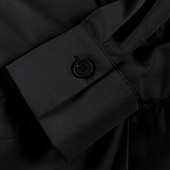 Damen Hemdblusenkleid Freizeitkleid Swingkleid Maxi Langes Kleid Outdoor Büro Urlaub Basic Modern Hemdkragen Geraffte Tasche Langarm Sommer Frühling Herbst 2023 Regular Fit Schwarz Armeegrün preiswerte schwarzes Maxikleid-Damen Hemdblusenkleid Freizeitkleid Swingkleid Maxi Langes Kleid Outdoor Büro Urlaub Basic Modern Hemdkragen Geraffte Tasche Langarm Sommer Frühling Herbst 2023 Regular Fit Schwarz Armeegrün