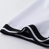  Férfi POLO trikó Gallér nélküli golfingek Hétköznapi Szabadság Állógallér Rövid ujjú Divat Alap Sima Gomb Nyár Normál Fekete Fehér Burgundi vörös POLO trikó