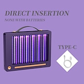 economico Luci repellenti-portatile usb elettronico ricaricabile zanzara fly killer lampada/bug zapper per viaggio estivocampeggio all&#039;apertopatiocasa e giardinotrappola per mosche trappola per falene/bug killer/insect killer