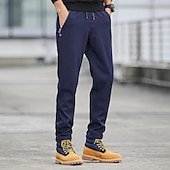 baratos Calças Cargo-Homens Calças de Trilha Ao ar livre Normal Respirável Esticar Resistência ao desgaste Resistente a riscos Calças Com Cordão Cintura elástica Preto Azul Marinho Escuro Caça Pesca Alpinismo M L XL XXL