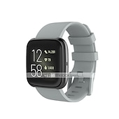billiga Fitbit klockband-Smart Watch-band för Fitbit Versa 2 / Versa Lite / Versa SE / Versa Mjuk silikon Smart klocka Rem Justerbar Andningsfunktion Klassiskt lås Sportband Ersättning Armband