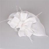 halpa Juhlahatut-fascinators Tekopellava Kentucky Derby Hevoskilpailu cocktail Royal Astcot Tyylikäs Retro Kanssa Sulilla Ruseteilla Päähine Päähineet