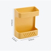 cheap Home Storage &amp; Hooks-Wall-mounted Mobile Phone Plug Charging Remote Control Storage Box BracketInstalling Organizer Bracket Without Punching