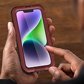 رخيصةأون جرابات آيفون-هاتف غطاء من أجل ايفون 16 iPhone 15 14 Pro Max Plus آيفون 13 برو ماكس ثقيل حقيبة ضد الماء مع ماجسيف حماية كاملة للجسم دعم الشحن اللاسلكي مع رباط المعصم سبائك الألومنيوم الكمبيوتر الشخصي سيليكون
