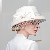 preiswerte Partykappen-Herbst und Winter Kleid um zu beeindrucken Hüte Renntag Kleid