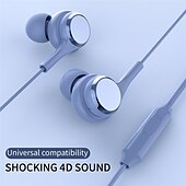 baratos Auscultadores intra-auriculares com fio-S03 Eeadphone de ouvido com fio No ouvido USB com fio Estéreo O som ao Redor Microfone Embutido para Apple Samsung Huawei Xiaomi MI Ginástica Uso Diário Viajar Celular Negócios de Escritórios