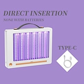 economico Luci repellenti-portatile usb elettronico ricaricabile zanzara fly killer lampada/bug zapper per viaggio estivocampeggio all&#039;apertopatiocasa e giardinotrappola per mosche trappola per falene/bug killer/insect killer