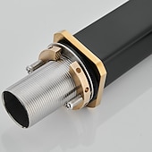 cheap Classical-Basin Sink Mixer Faucet Brass, Tall/Short Bathroom Tap Single Handle One Hole Deck Mounted with Cold Hot Hose Bath Taps Vessel Water Tap