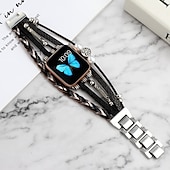 billiga Apple Watch-band-Smyckesarmband Kompatibel med Apple Watch klockband 38mm 40mm 41mm 42mm 44mm 45mm 49mm Lyx PU-läder Ersättningsurband för iwatch Series Ultra 8 7 6 5 4 3 2 1 SE