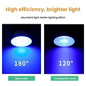 cheap Smart Lights-LED Light Cup RGB Remote Control 16-Color Magic Spot Light GU10 Interior Decoration Light E27 Bar Festival Atmosphere