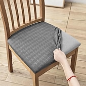 ieftine Husa scaun de sufragerie-huse pentru scaune pentru sufragerie burgundy elastic scaun husă pentru scaun elastic negru protector pentru scaune pentru petrecere hotel nuntă moale detașabil lavabil