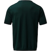 halpa Miesten klassinen poolopaita-Miesten Neulo poolo Poolopaita ulko- Katu Sänkyjen avaus Nappi Lyhythihainen Vapaa-aika Vanhan rahan tyyli Raidoitettu Napin edessä Kesä Kevät Syksy Normaali Musta Valkoinen Sininen Apila Musta