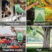 economico controllo dei parassiti-trappole per mosche all&#039;aperto, trappola per mosche da ranch: la trappola più efficace mai realizzata per mosche/zanzare/api