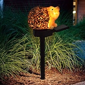 cheap Outdoor Spotlights-Solar Lamp Outdoor Garden Lamp Imitation Animal Solar Night Lamp Hedgehog Resin Landscape Channel Spotlight LED Pile Lamp Garden Garden Lawn Lawn Lamp  1PC