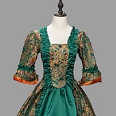 cheap Dresses-Rococo Victorian Vintage Dress Ball Gown Prom Dress Maria Antonietta Fancy Dress Women's Royal Masquerade Carnival Party Halloween Adults' Dress