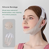 cheap Skin Care Tools-Silicone V Shape Bandage Face Lift Up Slimming Mask Belt Anti Wrinkle Reduce Double Chin Band V Face Chin Cheek Strap