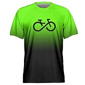 voordelige Heren shirts-Voor heren Downhill Jersey Korte mouw Geel Rood Blauw Grafisch Fietsen Shirt Ademend Sneldrogend Polyester Sport Grafisch Grappig Kleding