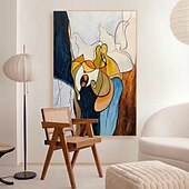 billiga Abstrakta målningar-handgjord oljemålning canvas väggkonst dekoration modern abstrakt för heminredning rullad ramlös osträckt målning
