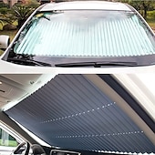 cheap Car Sun Shades &amp; Visors-1 PCS Car Sun Shade Windshield Retractable Easy to Enstall For universal Windshield Sun Sun Protection Glare Polyvinyl Chloride 46/65/70/80 cm