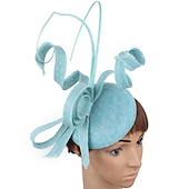 Χαμηλού Κόστους Fascinators-Fascinators Ψεύτικος Λινός Γάμος Kentucky Derby Κοκτέιλ Royal Astcot Μόδα Vintage Με Bowknot Επικεφαλίδα Κεφαλαιοφυλακή ντυθείτε για να εντυπωσιάσετε Ημέρα Αγώνων Φόρεμα 2025