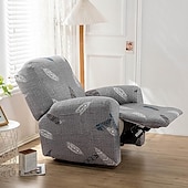 cheap Recliner Chair Cover-Stretch Recliner Cover Recliner Covers 1 Seater Armchair Couch Slipcover with Elastic Loop, Anti-cat Scratch Furniture Protector for Kids, Pets, Dogs, Cats