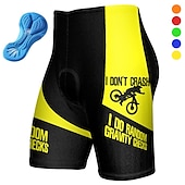 preiswerte Fahrradhosen Herren-Herren Radunterhose Radhose Fahhrad Gepolsterte Shorts / Gämse Unten MTB Mountain Rennrad Sport Graphic 3D-Pad Atmungsaktiv Schnelltrocknend Feuchtigkeitsableitung Gelb Rot Polyester Spandex