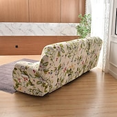 economico Poltrone reclinabili e poltrone wingback-Copridivano reclinabile elasticizzato, copridivano a 3 posti, copridivano reclinabile floreale con elastico, protezione antigraffio per mobili per bambini, animali domestici, cani, gatti