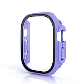 economico Cover per smartwatch-Custodia per orologi con protezione per lo schermo Compatibile con Apple Watch Ultra 49mm / Series 8 7 41mm 45mm / Series 6 5 4 SE 40mm 44mm / Series 3 2 1 38mm 42mm Resistente agli urti PC rigido