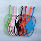 baratos Acessórios de Viagem &amp; Bagagem-suporte de cordão para celular, cordão de silicone, cordão de telefone ajustável para pendurar no pescoço, compatível com a maioria dos smartphones