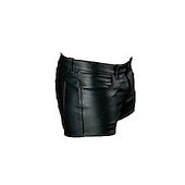 preiswerte Lässige Shorts-Herren Shorts Kurze Hosen Tasche Einfarbig Wasserdicht Kurz Kurze Hosen Trainieren Schlank Schwarz Niedrige Taillenlinie Unelastisch