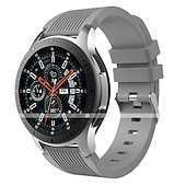رخيصةأون عصابات ساعات سامسونج-حزام إلى Samsung Watch 3 45mm, Galaxy Wacth 46mm, Gear S3 Classic / Frontier, Gear 2 Neo Live سيليكون إستبدال حزام 22mm عصابة الرياضة معصمه