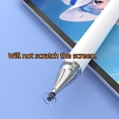 abordables Stylets-Stylo capacitif Pour Universel Portable Nouveau design Stylet 2 en 1 ABS