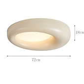 お買い得  シーリングライト-ledシーリングライト調光対応フラッシュマウントシーリングライト72cm樹脂ledシーリングライトモダンラウンドシーリングライトシーリングランプ用リビングルーム廊下