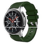 رخيصةأون عصابات ساعات سامسونج-حزام إلى Samsung Watch 3 45mm, Galaxy Wacth 46mm, Gear S3 Classic / Frontier, Gear 2 Neo Live سيليكون إستبدال حزام 22mm عصابة الرياضة معصمه