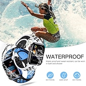 economico Cinturini per Apple Watch-4 pezzi Cinturino sportivo Compatibile con Cinturino dell'Apple Watch 38mm 40mm 41mm 42mm 44mm 45mm 49mm Impermeabile Regolabili Silicone morbido Cinturino di ricambio per iwatch Series Ultra 8 7 SE