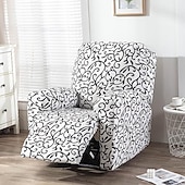 cheap Recliner Chair Cover-Stretch Recliner Cover Recliner Covers 1 Seater Armchair Couch Slipcover with Elastic Loop, Anti-cat Scratch Furniture Protector for Kids, Pets, Dogs, Cats