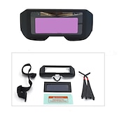 billiga Reparationsverktyg-solar auto mörkare svetsglasögon svetsglasögon säkerhetsskydd svetsmask hjälm med justerbar skugga ögon glasögon mask anti-flog glasögon