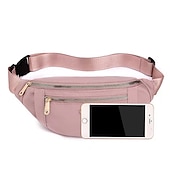 olcso univerzális telefontáska-oxford textil fanny pack, női nagy kapacitású deréktáska