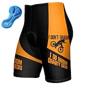 preiswerte Fahrradhosen Herren-Herren Radunterhose Radhose Fahhrad Gepolsterte Shorts / Gämse Unten MTB Mountain Rennrad Sport Graphic 3D-Pad Atmungsaktiv Schnelltrocknend Feuchtigkeitsableitung Gelb Rot Polyester Spandex
