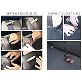 ieftine Husă Scaun Auto-Husă scaun auto cu 5 locuri set complet husă scaun auto complet înconjurată interior mașină lavabilă respirabil confortabil model fluture broderie husă scaun auto