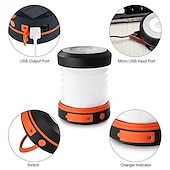 cheap Camping Lights-Solar Inflatable Camping Lighting, Outdoor Tent Emergency Chandelier LED Light, Spotlight for Outdoor Lighting for Outdoor Emergency Lighting