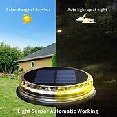 ieftine Lumini de sol-lumini solare cu led pentru gazon lumini la sol lumini solare în aer liber impermeabile în pământ pentru pasarelă peisaj trepte de gazon etc.