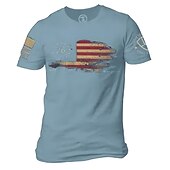 abordables patriotique-Jour des vétérans T-shirt homme patriote patriote vétéran 100% coton graphique T shirt chemise confortable tee extérieur street mode designer vêtements S M L XL XXL