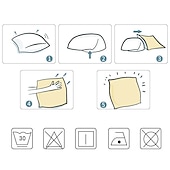 economico stile floreale e vegetale-set di 5 federe decorative per divano, divano o letto design moderno di qualità foglie floreale cotone country/finto lino copricuscino per divano divano letto