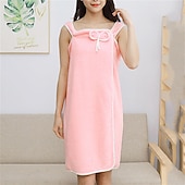 baratos Toalhas-plus size 80-180 catties pode usar toalha de banho sling roupão de banho feminino saia de banho espessa adulto do que algodão puro absorvente