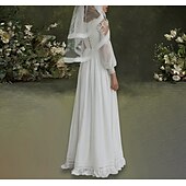 baratos Vestidos para Menina das Flores de Casamento-Vestido de Dama de Honra Comprimento do Chão Primeiro Comunhão Meninas Vestido de Festa Bonito Chiffon com Renda Mini Noiva Tamanho 3-16 anos vestido para impressionar